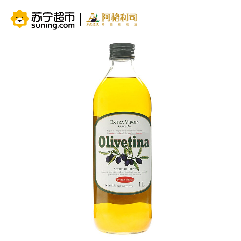 阿格利司(AGRIC)欧丽薇娜西班牙进口特级初榨橄榄油1L