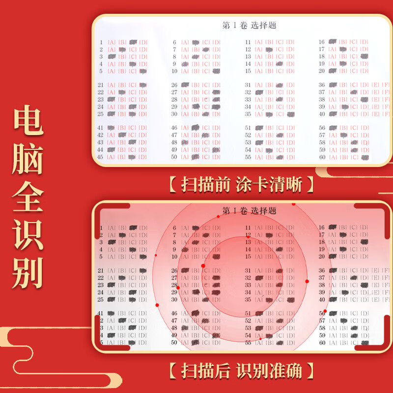 晨光(M&G)涂卡铅芯盒考试必备ASL36201黑2B高清大图