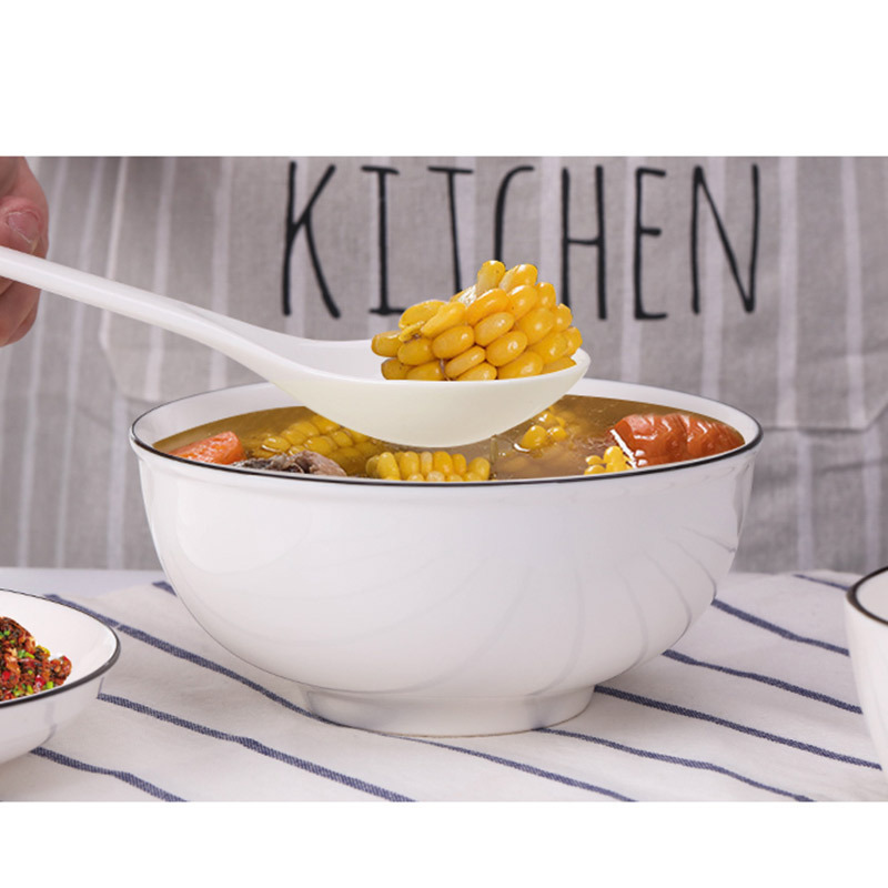 LICHEN陶瓷面碗大号面碗饭碗北欧ins餐具系列7英寸汤碗