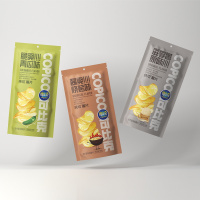 可比克纯切薯片酸爽番茄味零食休闲食品 90g(立袋装)