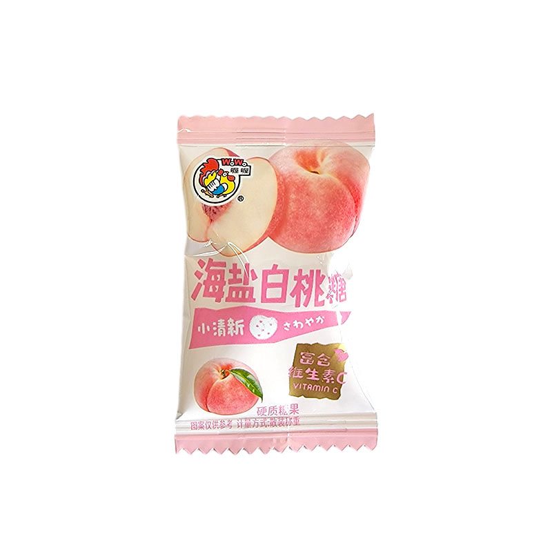 喔喔海盐夹心VC糖果味硬糖散装500g婚庆结婚喜糖伴手礼休闲零食品高清大图