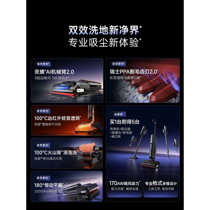 追觅(DREAME)洗地机T50MIX高清大图