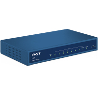 迅捷 FS08V 100M 8口百兆铁壳交换机 监控局域网 8口VLAN交换机