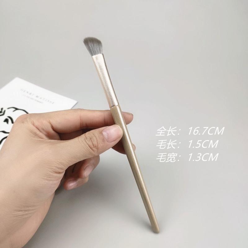 鎏金-斜角鼻影刷 人造纤维 鎏金系列斜角鼻影刷斜头侧影阴影刷高光刷修容刷组合一支化妆刷