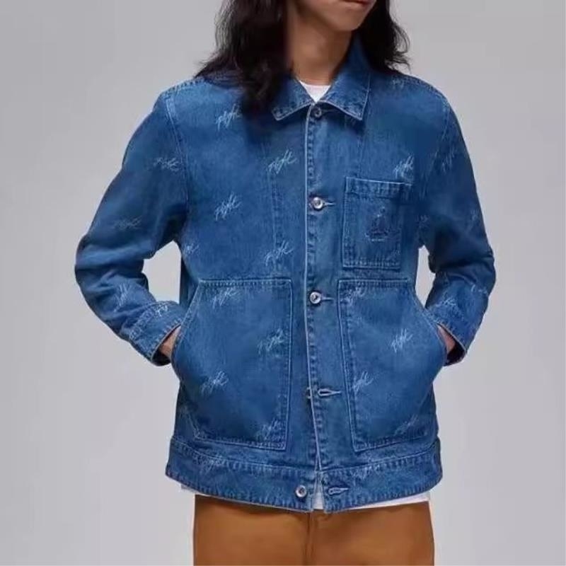 NIKE耐克外套运动休闲舒适男装牛仔夹克FN4650-436 D高清大图