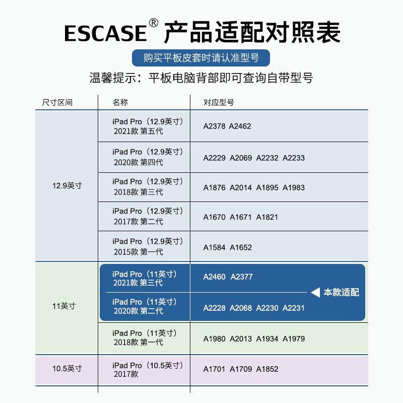 ESCASE ipad pro11英寸保护套2020款平板电脑硅胶软边全包防摔磁吸休眠带笔槽迪士尼正版米奇