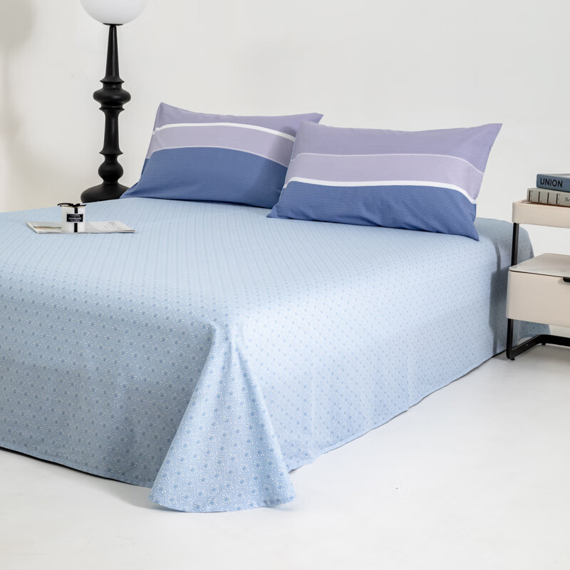 名都丽人 MDLR-A27 300*300cm 纯棉 床单 (计价单位:件)蓝色高清大图