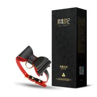 灵魂印记sm道具情趣用品项圈颈环牵引链蝴蝶结束缚调教性工具女
