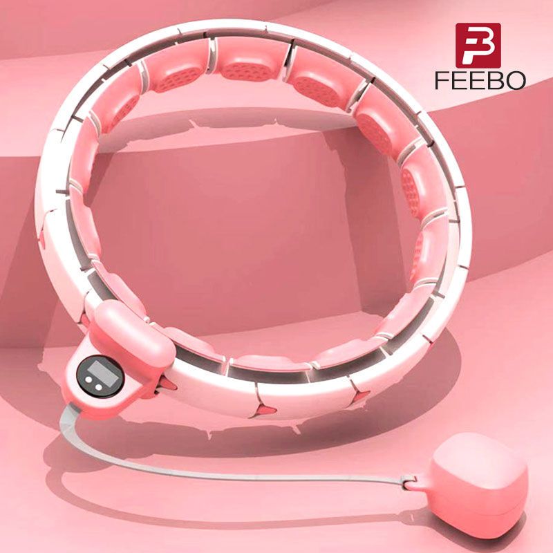 美国不会掉的智能呼啦圈瘦身减肥女懒人收腹美腰同款