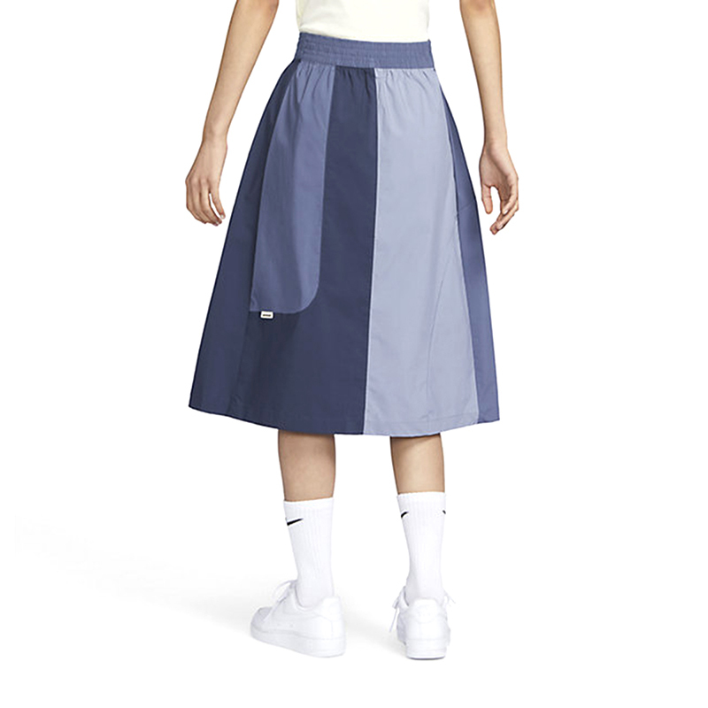 nike耐克女子运动裙2023夏季新款休闲撞色拼接半身裙dx2576493