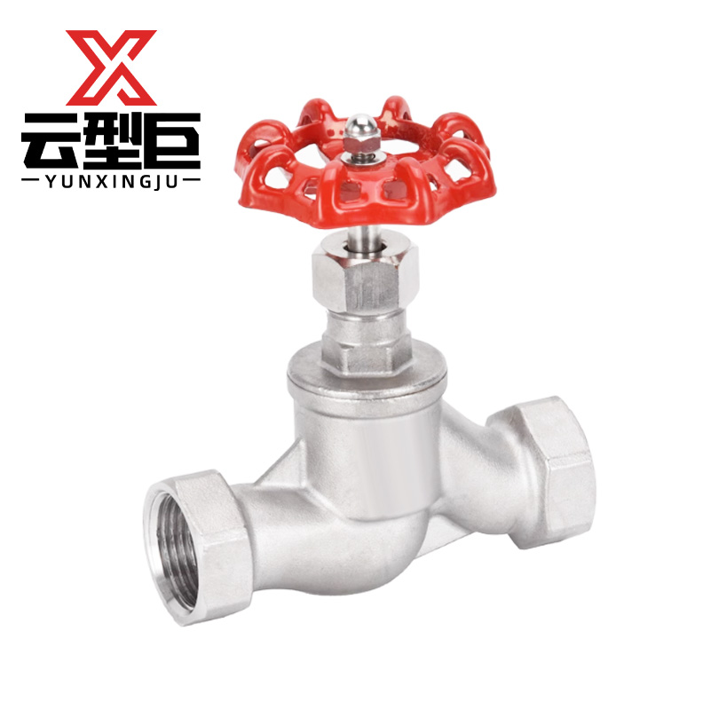 云型巨 不锈钢丝扣截止阀J11W-16P DN20 个高清大图