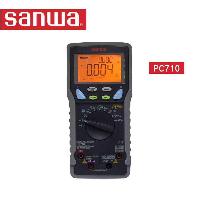 三和(SANWA)PC7000高精度带分析数字万用表 安全 便捷 精准数据