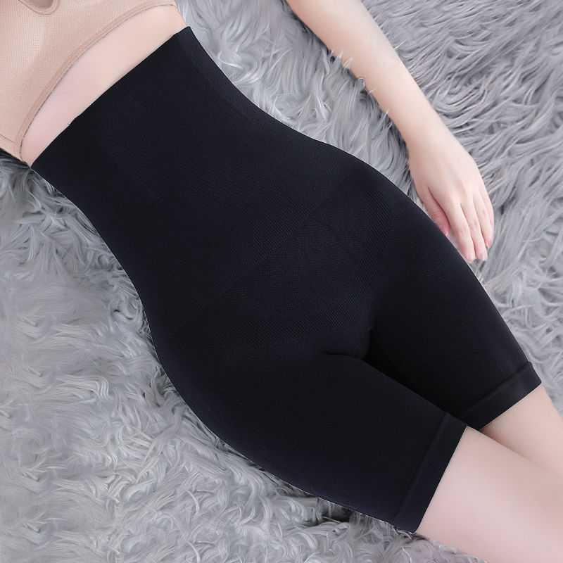 燃脂收腹内裤快瘦束腰高腰提臀束缚紧身薄款安全裤女塑身美体裤