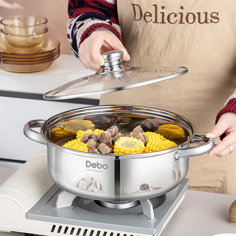 德铂(Debo) 罗森汤蒸锅 28cm DEP-DS395高清大图