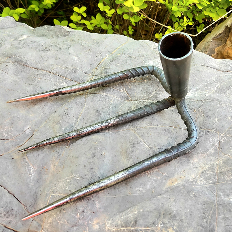 法耐铁耙农用工具钢耙子抓钩钉耙三四齿耙松土耙翻土耙泥耙园林耙