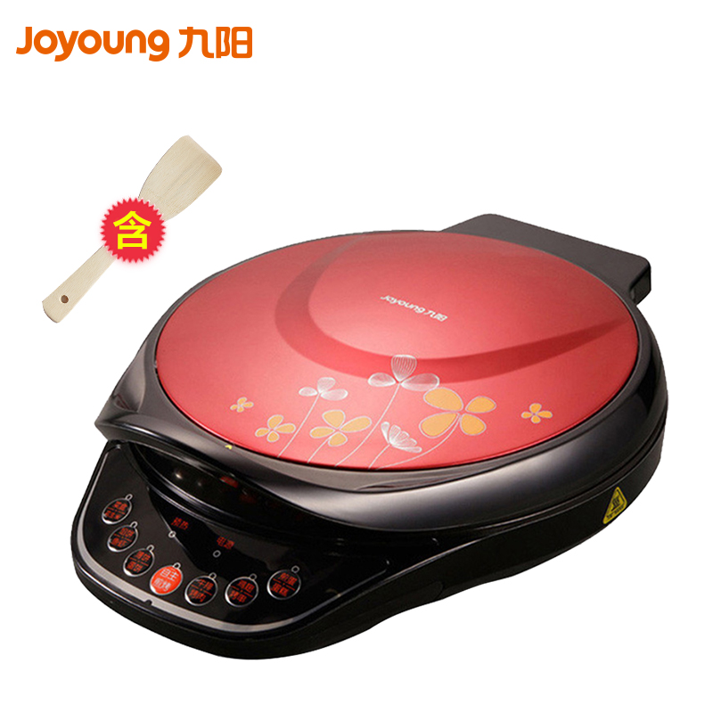 九阳(Joyoung)煎烤机 JK-32E69 32cm不粘涂层上下盘单独加热易清洗微电脑式 双面悬浮 创新导油槽电饼铛高清大图