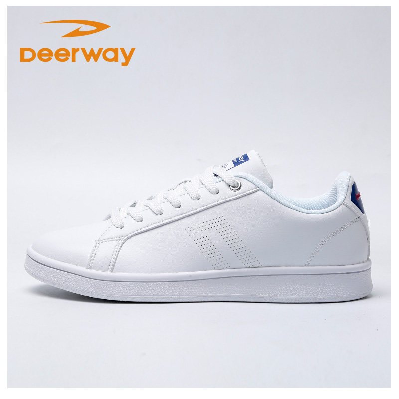 德尔惠男鞋板鞋男秋休闲鞋滑板鞋透气小白鞋耐磨绿尾运动男鞋