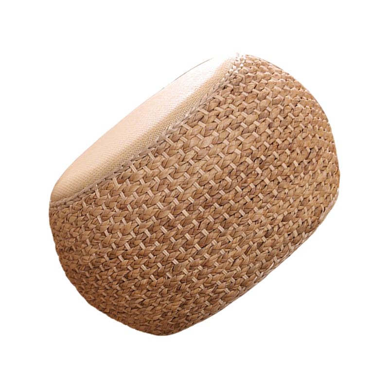 先围 藤编矮凳 原色40*22cm 个高清大图