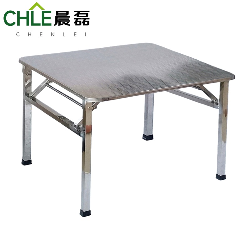晨磊折叠桌90*90*55cm/个高清大图