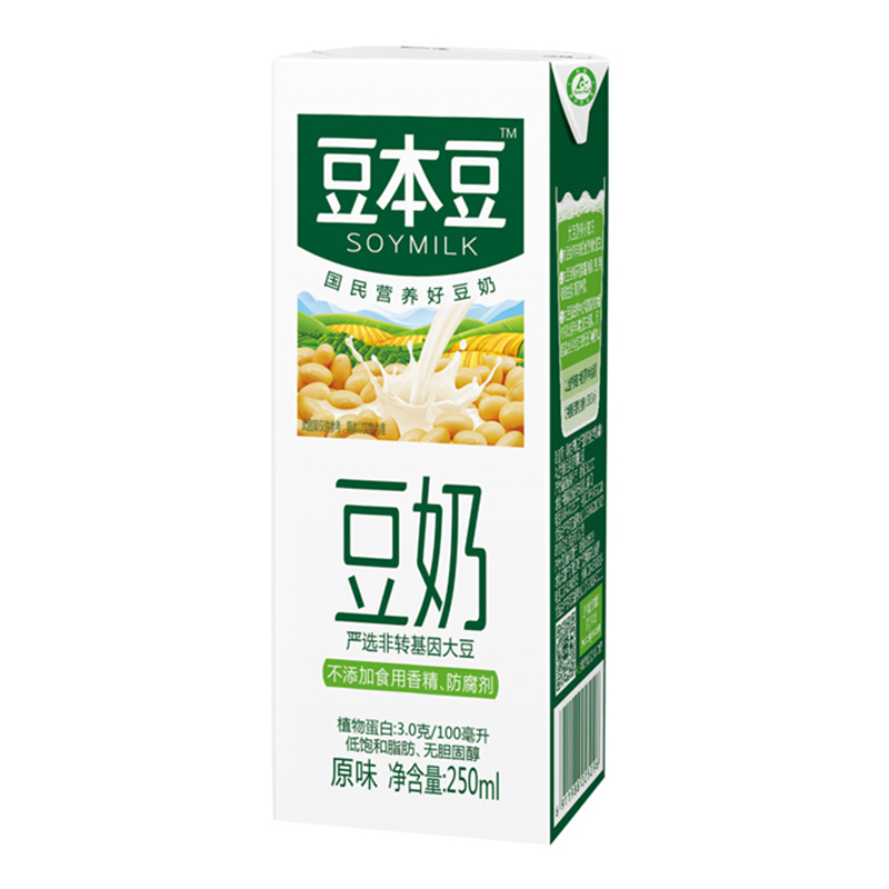 豆本豆原味豆奶250ml*6(新老包装随机发货)