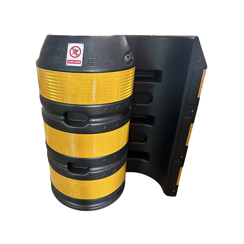 途务 电杆防撞警示桶 1200*450*650*6mm 个高清大图