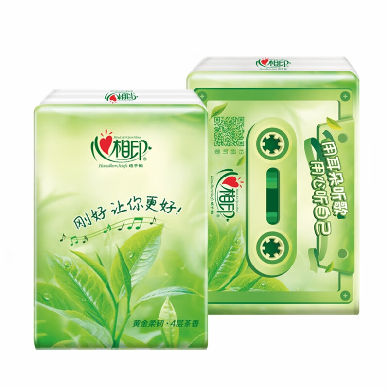 心相印 C1710(3条装)茶语经典系列12包装四层手帕纸高清大图