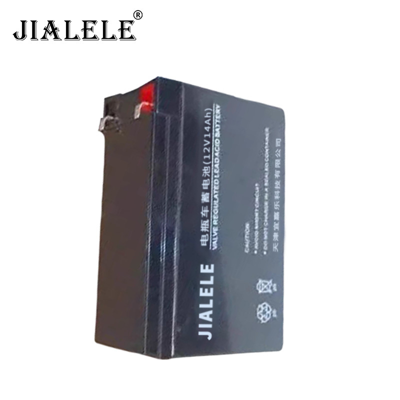 JIALELE 电瓶车蓄电池 12V 14Ah(10hr)15*10*10mm 块高清大图