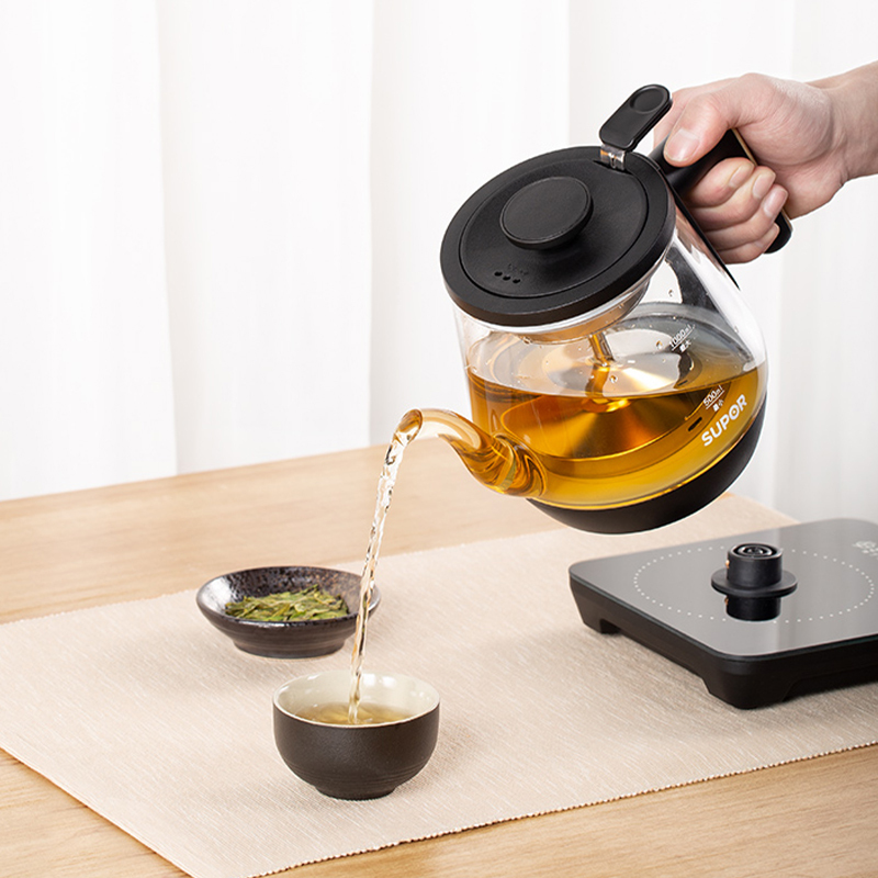 苏泊尔(SUPOR)电水壶煮茶器1000ml电热水壶电热烧水壶一体保温茶水分离煮茶器茶水分离设计SW-10C02