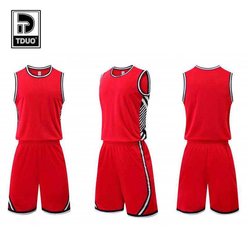 Tduo篮球服 V3 套 红色 L