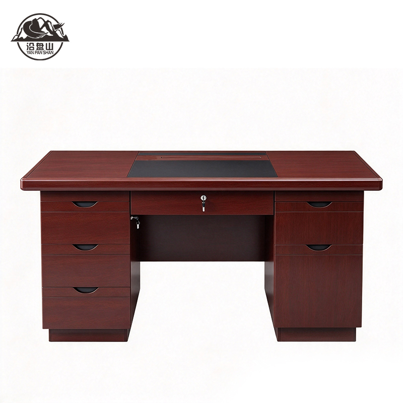 沿盘山 办公桌 120*60*76CM 张高清大图