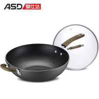 爱仕达(ASD) 32CM少油烟不粘锅炒菜锅油你控 炒锅锅具送锅铲 CL32Y5WJ