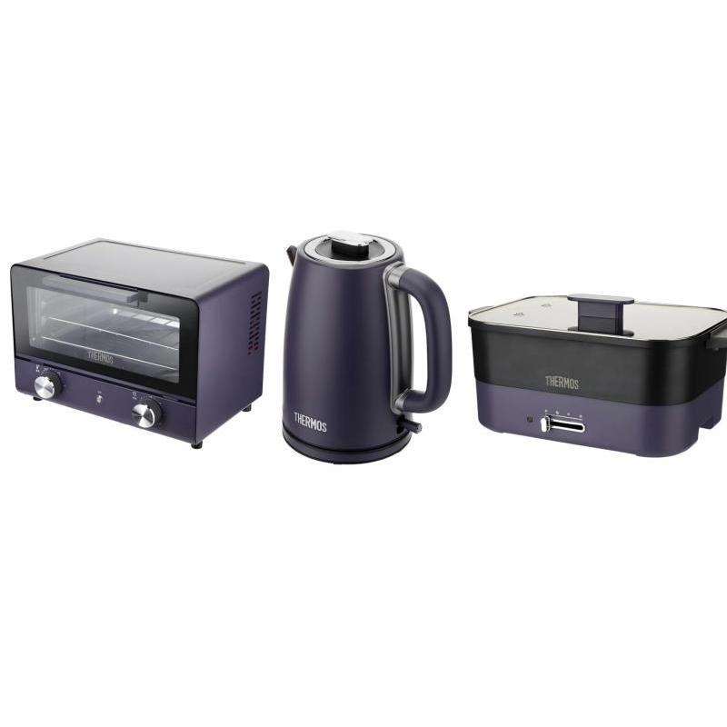 膳魔师 (THERMOS) 小家电1000元套装(电烤箱热水壶电煮锅)