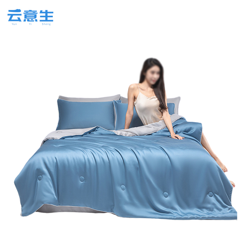 云意生 夏凉被套件 1.5*2米 套高清大图