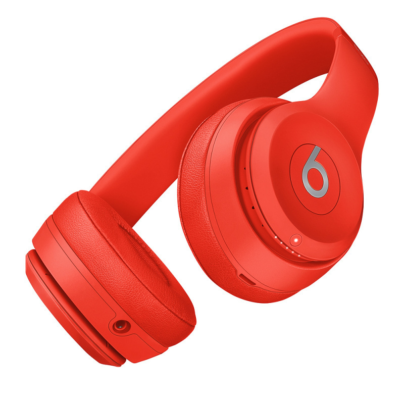 beats solo3 wireless 头戴式 蓝牙无线耳机 手机耳机 游戏耳机 红色