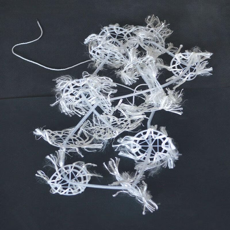 谋福 污水处理用环保填料 组合式多孔环填料[直径150mm*长度3m(20条装)]高清大图