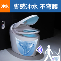 湯川秀樹 智能马桶 中小户型专用 小尺寸全自动家用一体式250-400mm坑距 即热遥控自动冲水烘干智能坐便器