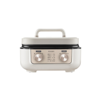 美的(Midea)电饼铛MC-JKE2626S家用多功能煎烤机早餐机火锅炒锅烙饼锅烤肉锅可拆烤盘加深大火力可调旋钮操作