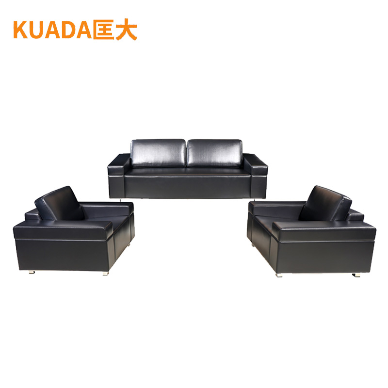 匡大 酒店沙发办公沙发 皮艺沙发 办公室接待沙发 西皮 沙发组合 KDT300高清大图