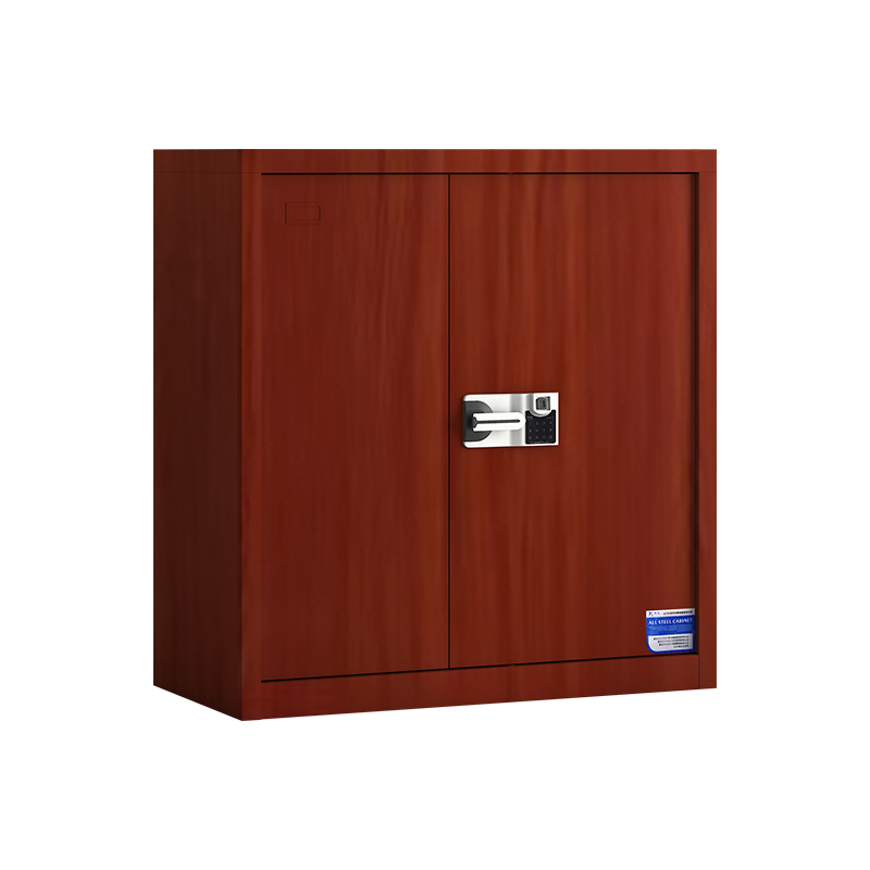 鑫星奈 XXN40615028 单节保密柜矮柜保险柜档案资料柜 红木纹单节智能指纹密码锁