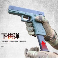 乐辉维克托m1911下供弹格洛克经典弹簧供水弹枪模型手动单发自动空挂绝地求生吃鸡装备模型