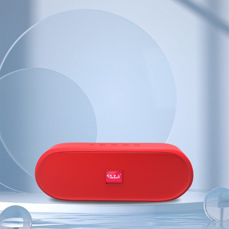 苏伊士智能蓝牙音箱语音控制电脑喇叭桌面低音炮家用车载便携收缩支架