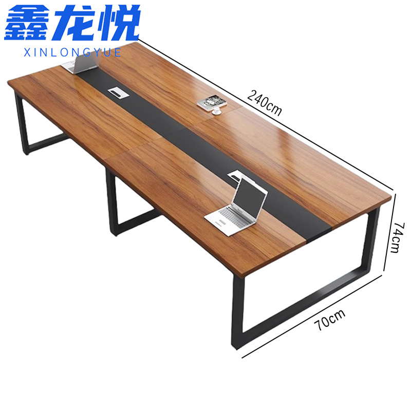 鑫龙悦会议桌2.4米张高清大图