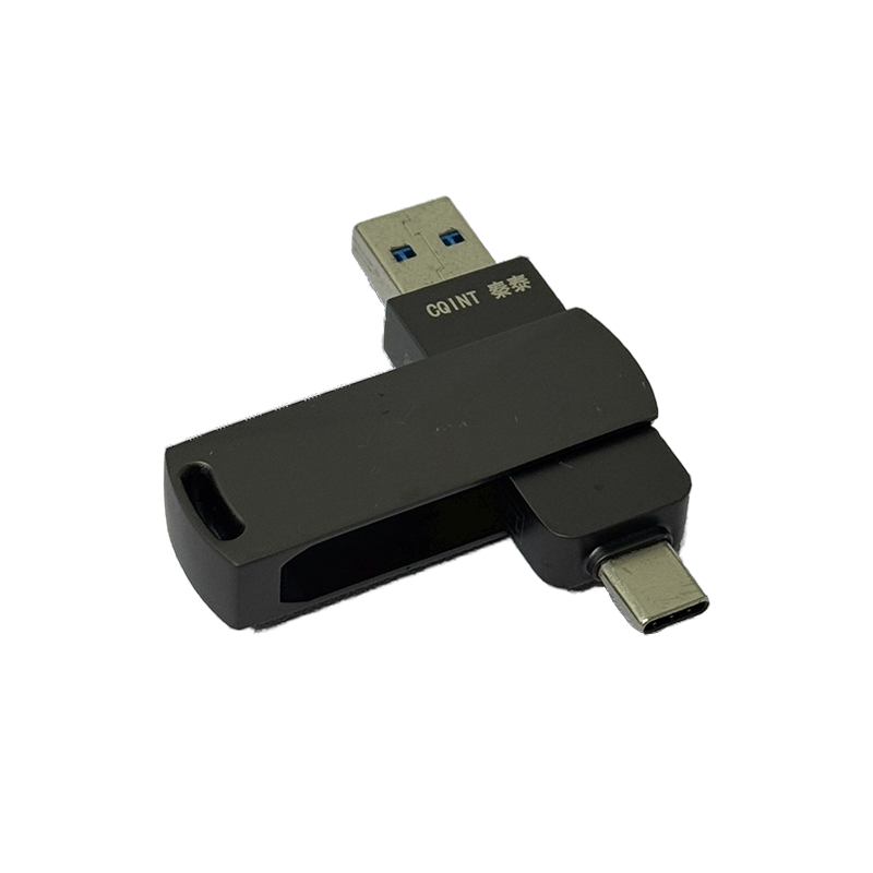 秦泰(Cqint) QTUA-01 USB-3.0 固态U盘 128GB 灰色(计价单位:个)