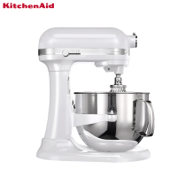 凯膳怡(KitchenAid) 6.9L升降式厨师机家用小型和面机揉面搅拌机5KSM7580XC珍珠白