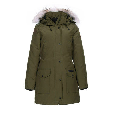CANADA GOOSE 加拿大鹅 女士涤纶TRILLIUM派克大衣鸭绒羽绒服外套 6660L