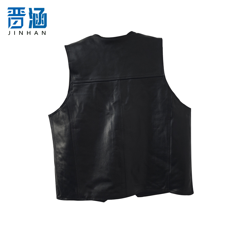 晋涵 皮坎肩 PKL-M1 件高清大图