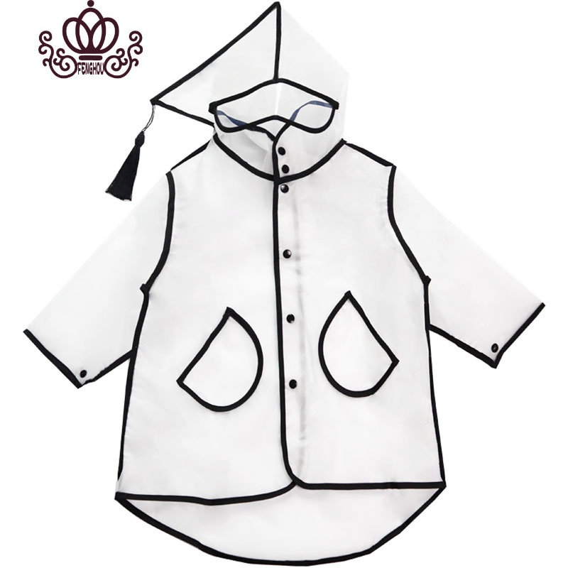 封后儿童雨衣幼儿园男童女童宝宝雨衣小孩学生带书包位防水雨披