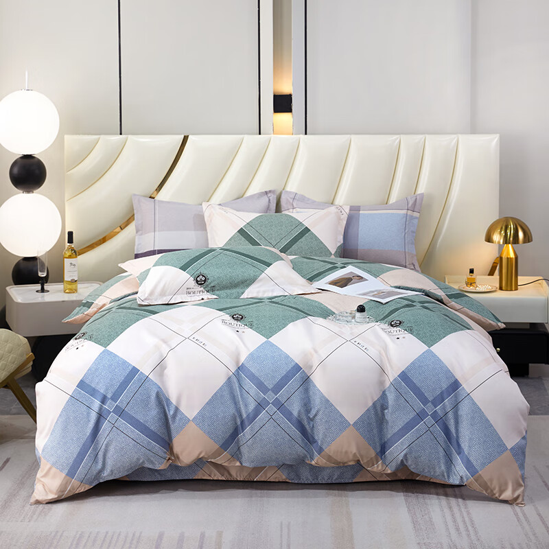 雅鹿·自由自在(Yalu&Freedom)活性优棉 四件套 时尚前沿 YL4101