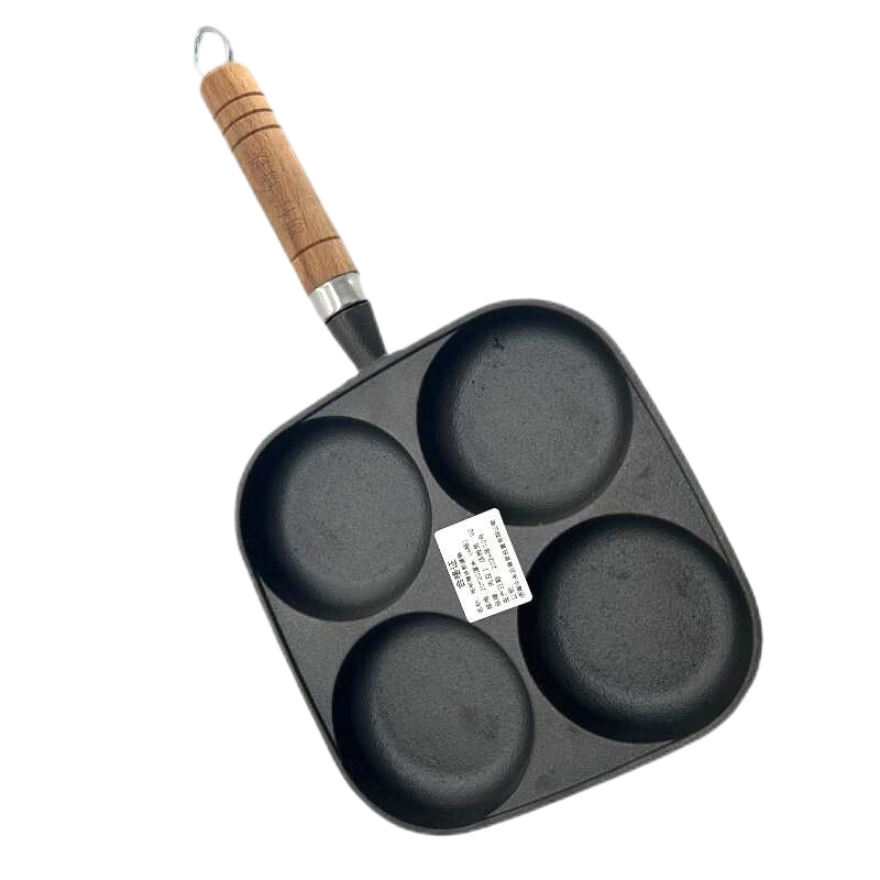先互丁 带柄铸铁煎蛋锅 20*20厘米(4格) 个高清大图