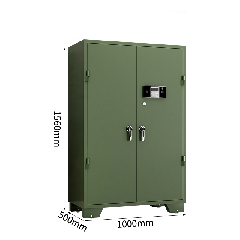 臻远ZY-QXG-02 管制器械存放柜加厚密码锁铁皮柜绿色 1000*500*1560高清大图
